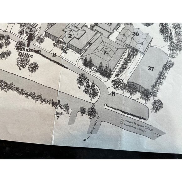 Vintage 1982 Amherst College Drawing By Peter Laird TMNT Fame 18" x 1 - Picture 8 of 9